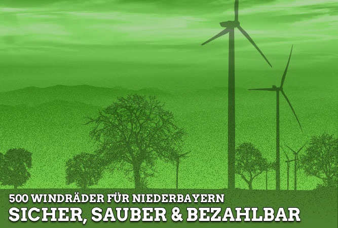 Windräder für Bayern: Sicher, sauber, bezahlbar