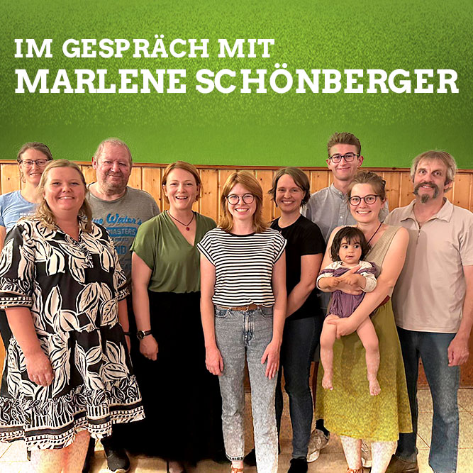 Schönberger im Gespräch mit Bürgerinnen und Bürgern in Julbach
